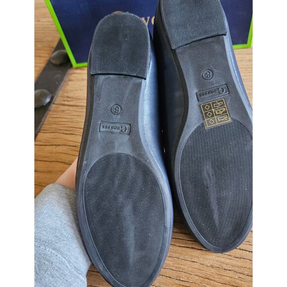 C. Wonder Allium Classic Navy Ballet Flats sz 8 New - Picture 3 of 5